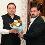 मुख्यमंत्री पुष्कर सिंह धामी से आज मुख्यमंत्री आवास में जम्मू-कश्मीर के कैबिनेट मंत्री श्री सतीश शर्मा ने मुलाक़ात की