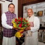 पद्म भूषण सम्मान मिलने पर मुख्यमंत्री धामी ने भगत सिंह कोश्यारी को दी बधाई